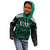 Custom UAE Football Kid Hoodie Green Concept 19-2020 - Wonder Print Shop