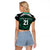 Custom UAE Football Raglan Cropped T Shirt Green Concept 19-2020