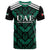 Custom UAE Football T Shirt Green Concept 19-2020