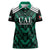 Custom UAE Football Women Polo Shirt Green Concept 19-2020