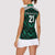 Custom UAE Football Women Sleeveless Polo Shirt Green Concept 19-2020