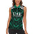 Custom UAE Football Women Sleeveless Polo Shirt Green Concept 19-2020