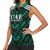 Custom UAE Football Women Sleeveless Polo Shirt Green Concept 19-2020