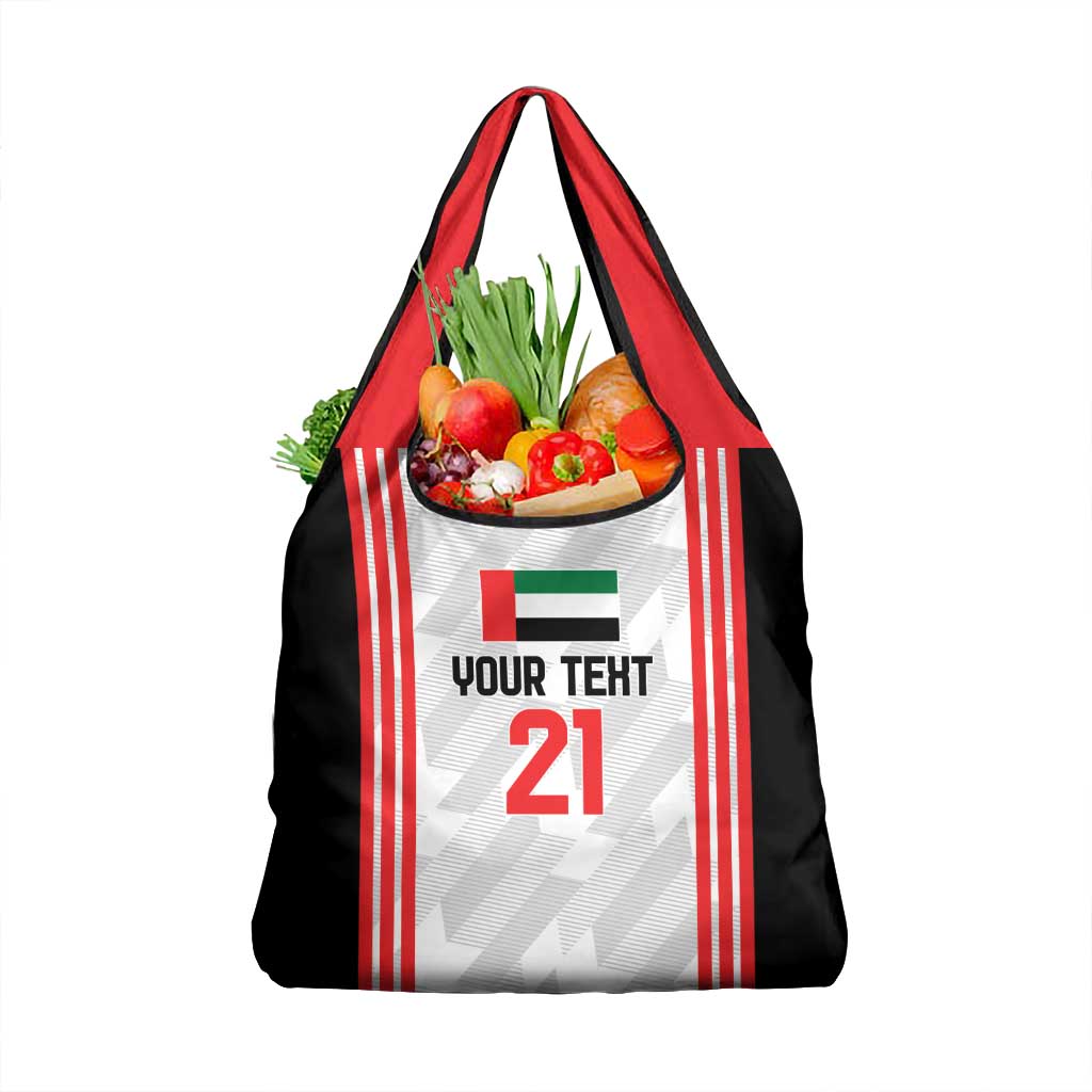 Custom UAE Football Grocery Bag The Whites Concept 19-2020