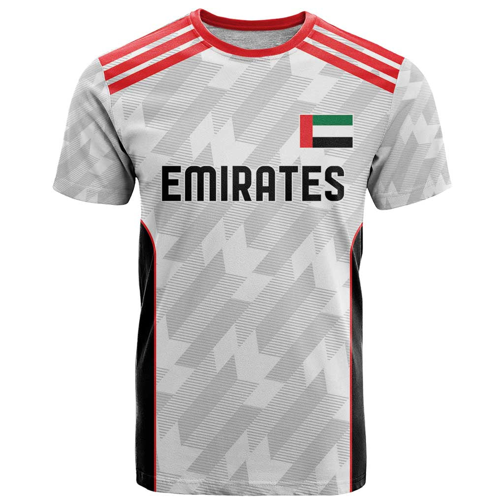 Custom UAE Football T Shirt The Whites Concept 19-2020