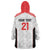 Custom UAE Football Wearable Blanket Hoodie The Whites Concept 19-2020