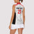 Custom UAE Football Women Sleeveless Polo Shirt The Whites Concept 19-2020