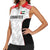 Custom UAE Football Women Sleeveless Polo Shirt The Whites Concept 19-2020