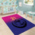 Custom UAE Cricket Area Rug United Arab Emirates Falcon Sporty Pattern LT9 - Wonder Print Shop