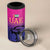 Custom UAE Cricket 4 in 1 Can Cooler Tumbler United Arab Emirates Falcon Sporty Pattern LT9 - Wonder Print Shop