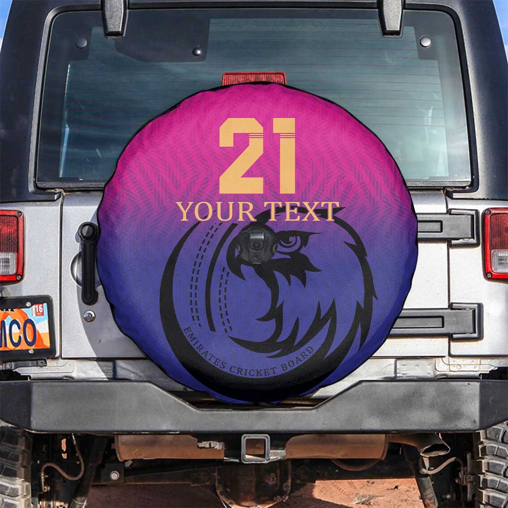 Custom UAE Cricket Spare Tire Cover United Arab Emirates Falcon Sporty Pattern LT9