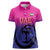 Custom UAE Cricket Women Polo Shirt United Arab Emirates Falcon Sporty Pattern