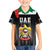 United Arab Emirates Kid Hawaiian Shirt UAE Emblem Hawk of Quraish - Wonder Print Shop