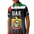 United Arab Emirates Kid Polo Shirt UAE Emblem Hawk of Quraish - Wonder Print Shop