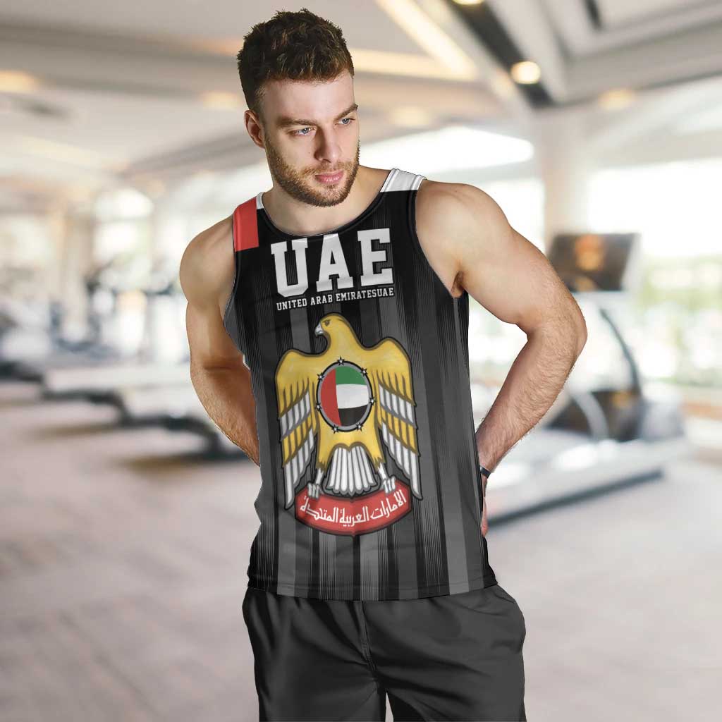 United Arab Emirates Men Tank Top UAE Emblem Hawk of Quraish