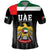 United Arab Emirates Polo Shirt UAE Emblem Hawk of Quraish - Wonder Print Shop