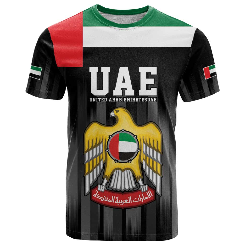 United Arab Emirates T Shirt UAE Emblem Hawk of Quraish