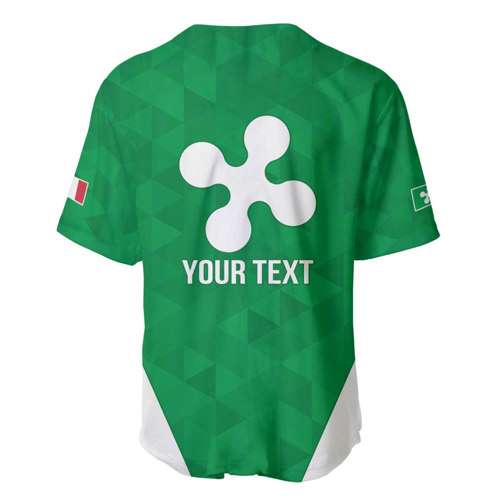 Personalized Italy Lombardy Baseball Jersey Inspiration Flags Style