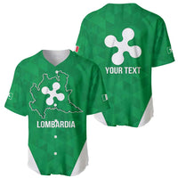 Personalized Italy Lombardy Baseball Jersey Inspiration Flags Style