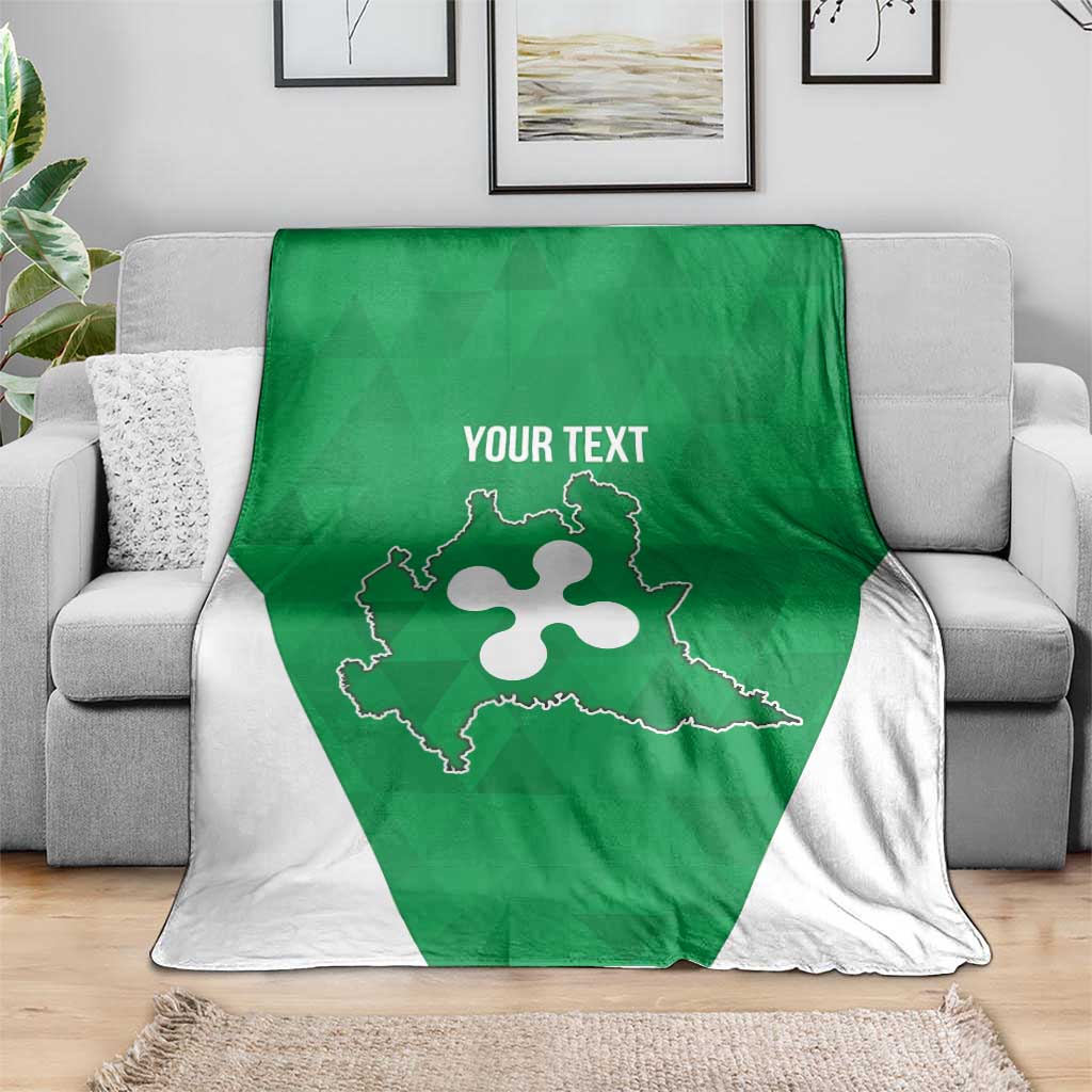 Personalized Italy Lombardy Blanket Inspiration Flags Style