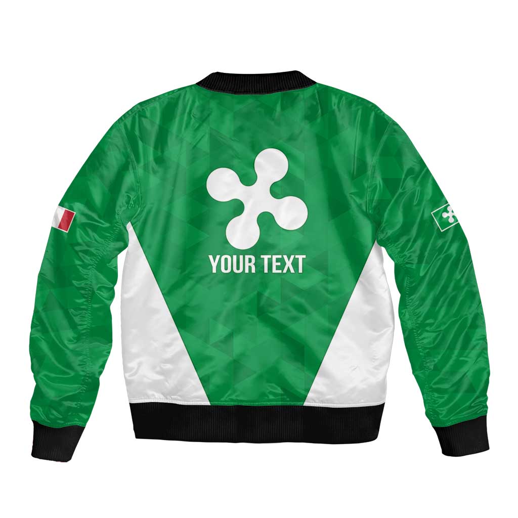 Personalized Italy Lombardy Bomber Jacket Inspiration Flags Style