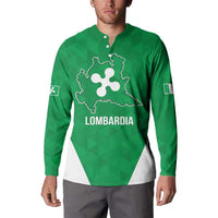 Personalized Italy Lombardy Button Sweatshirt Inspiration Flags Style