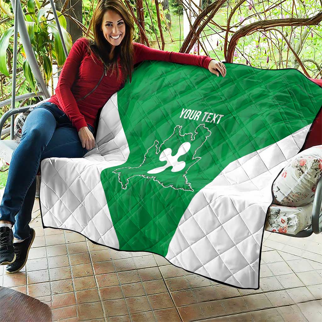 Personalized Italy Lombardy Quilt Inspiration Flags Style
