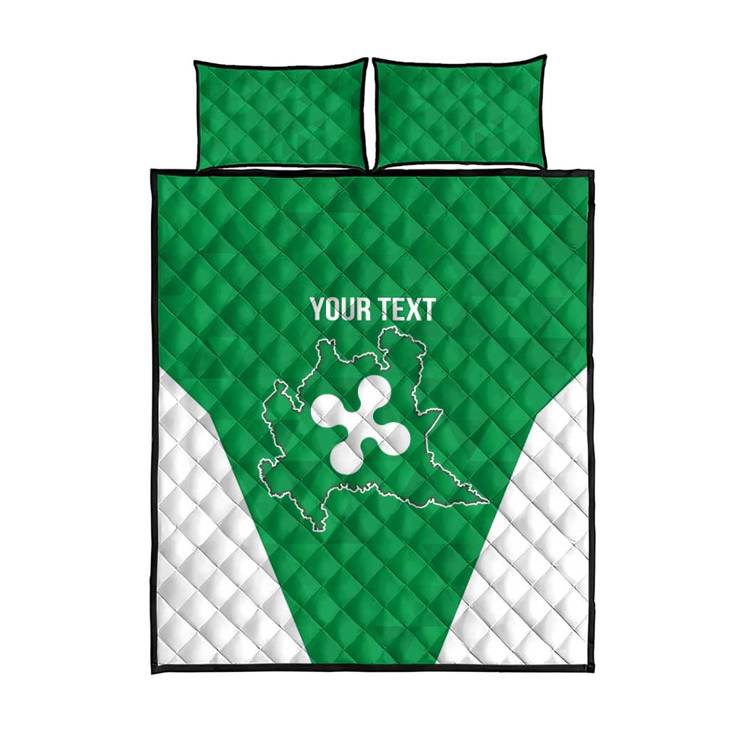 Personalized Italy Lombardy Quilt Bed Set Inspiration Flags Style