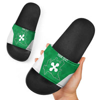 Personalized Italy Lombardy Slide Sandals Inspiration Flags Style - Wonder Print Shop