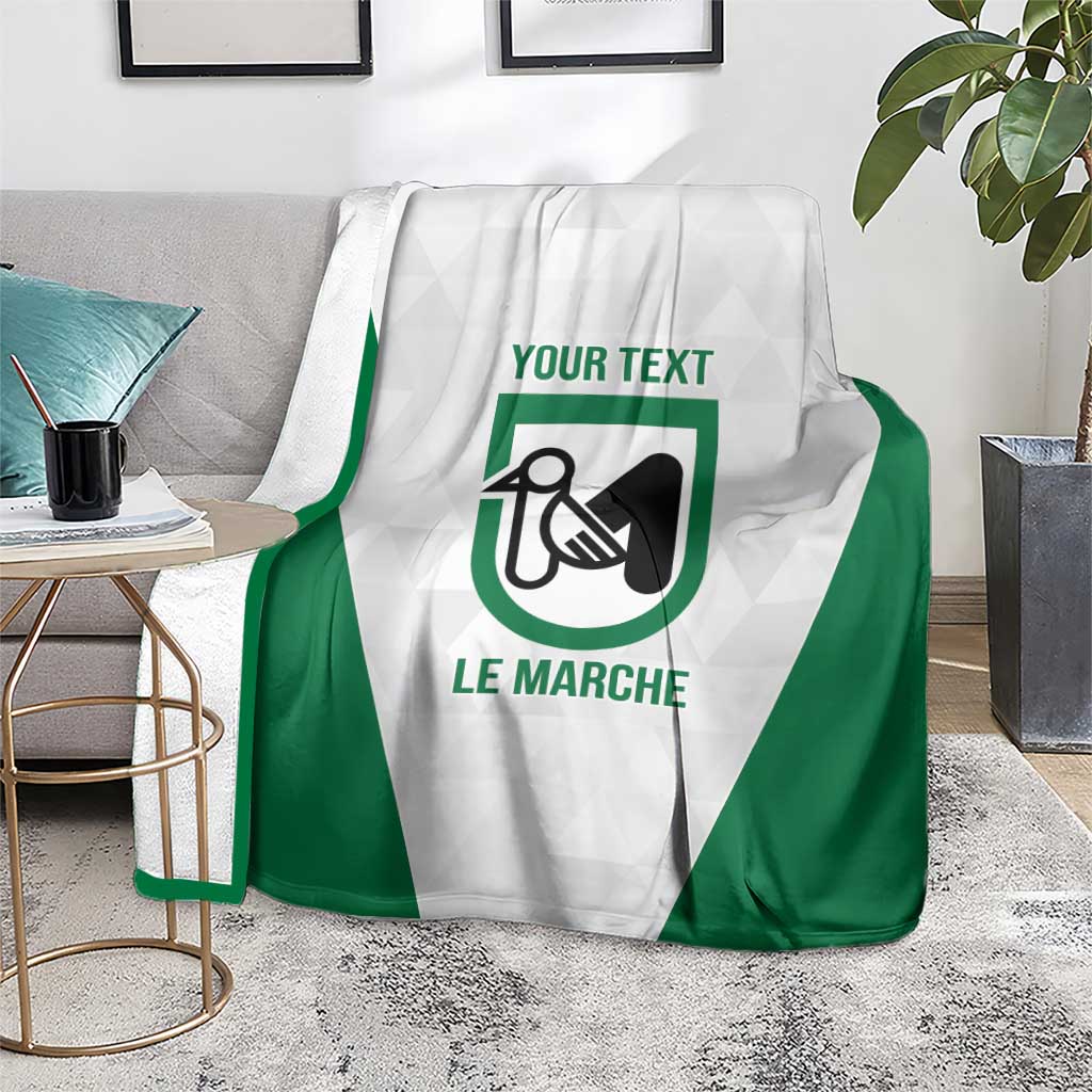 Personalized Italy Marche Blanket Inspiration Flags Style