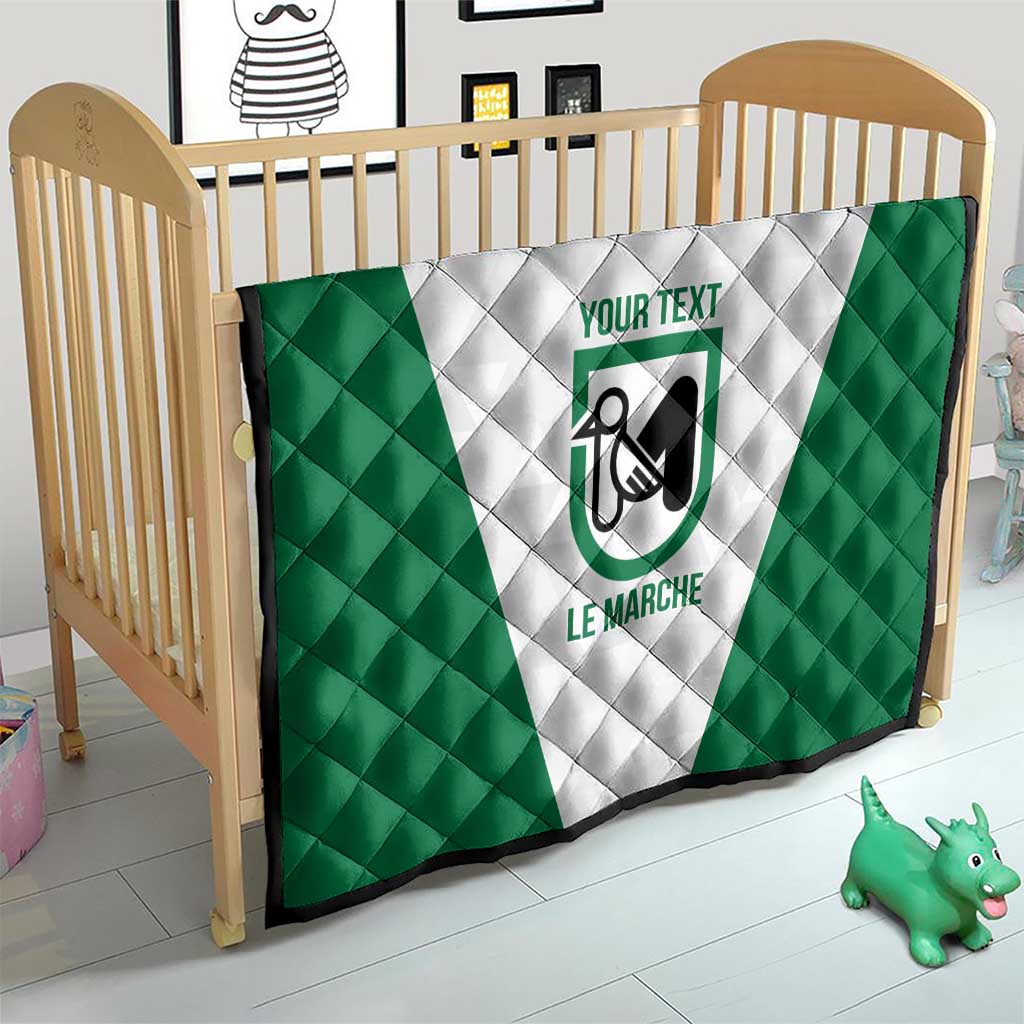 Personalized Italy Marche Quilt Inspiration Flags Style
