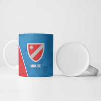 Personalized Italy Molise Ceramic Mug Inspiration Flags Style - Wonder Print Shop