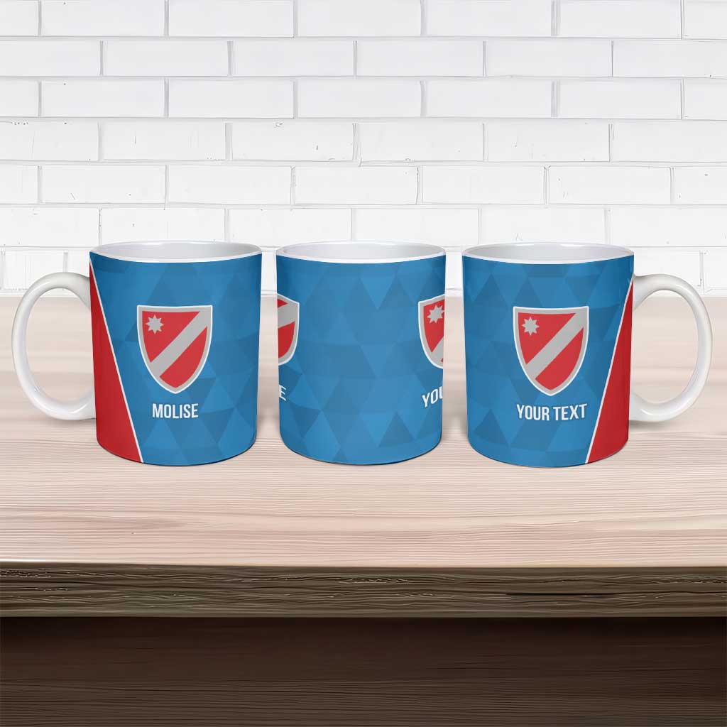 Personalized Italy Molise Ceramic Mug Inspiration Flags Style - Wonder Print Shop