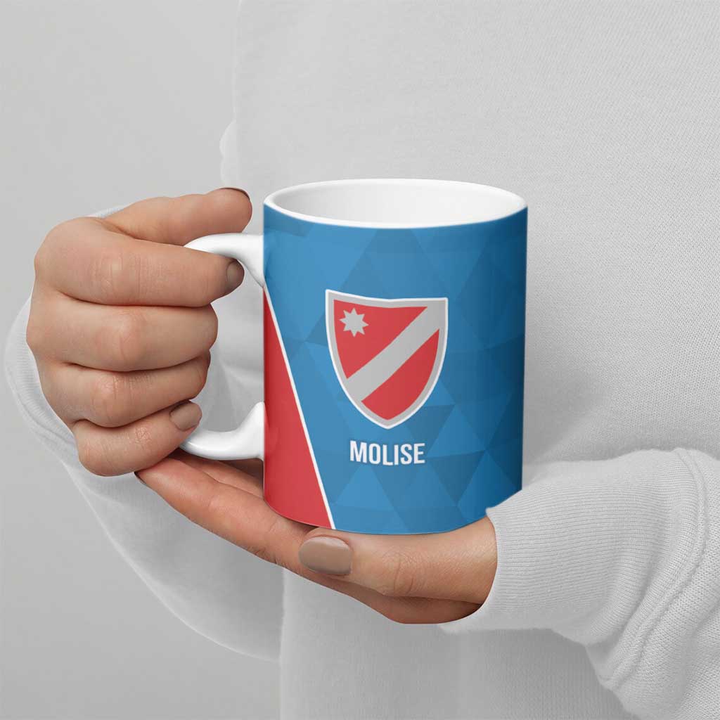 Personalized Italy Molise Ceramic Mug Inspiration Flags Style - Wonder Print Shop