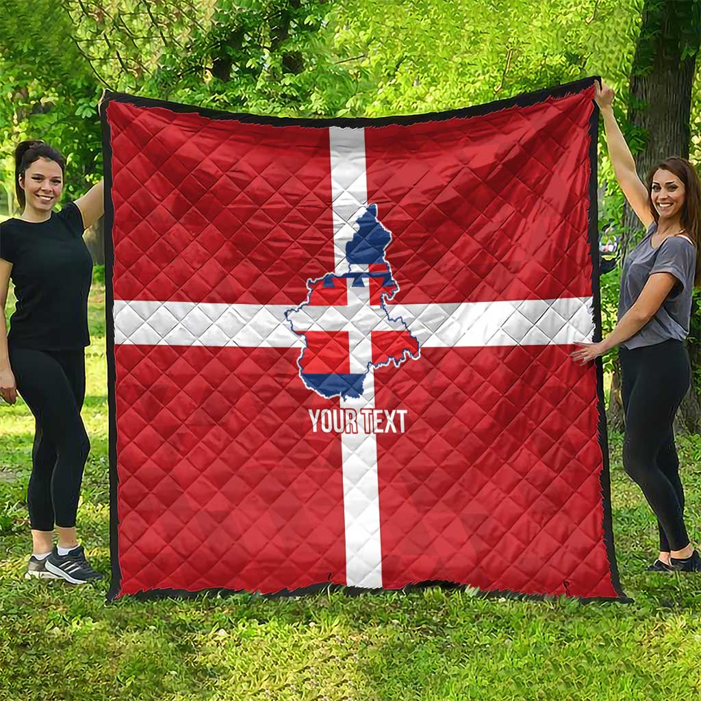 Personalized Italy Piedmont Quilt Inspiration Flags Style