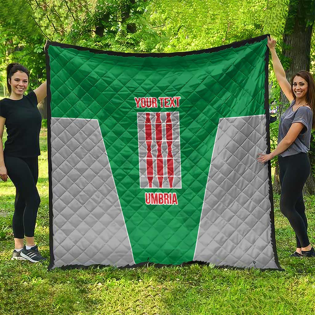 Personalized Italy Umbria Quilt Inspiration Flags Style LT9
