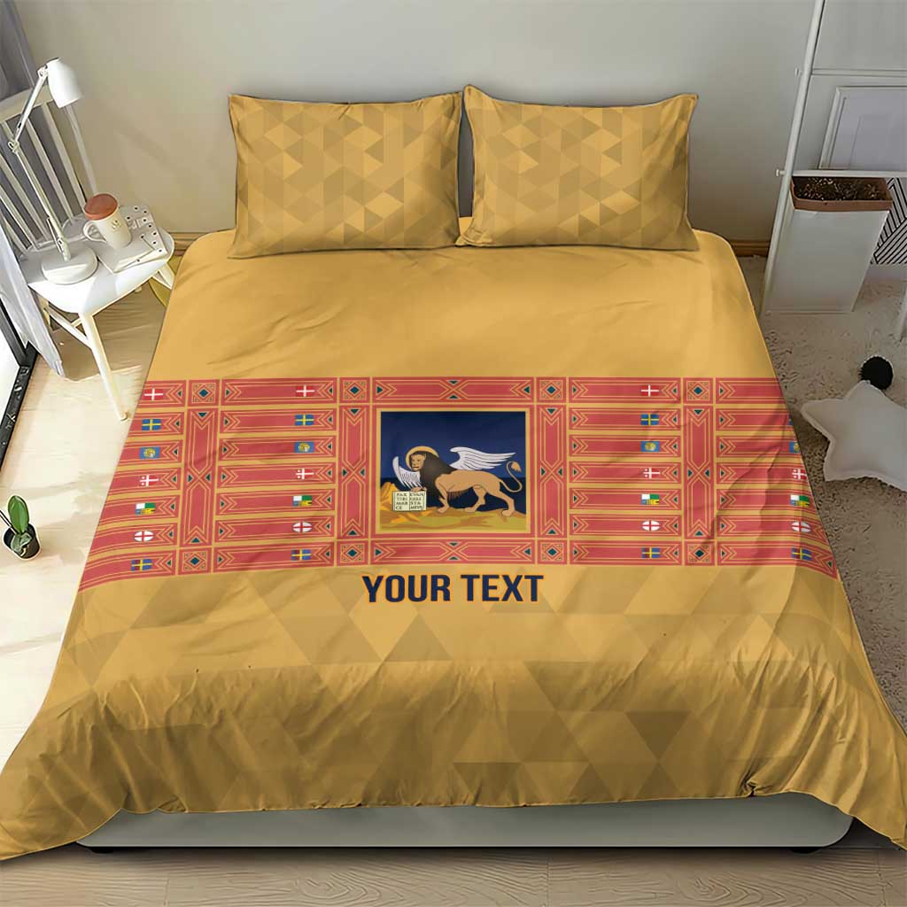 Personalized Italy Veneto Bedding Set Inspiration Flags Style