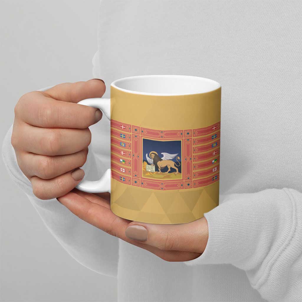 Personalized Italy Veneto Ceramic Mug Inspiration Flags Style - Wonder Print Shop