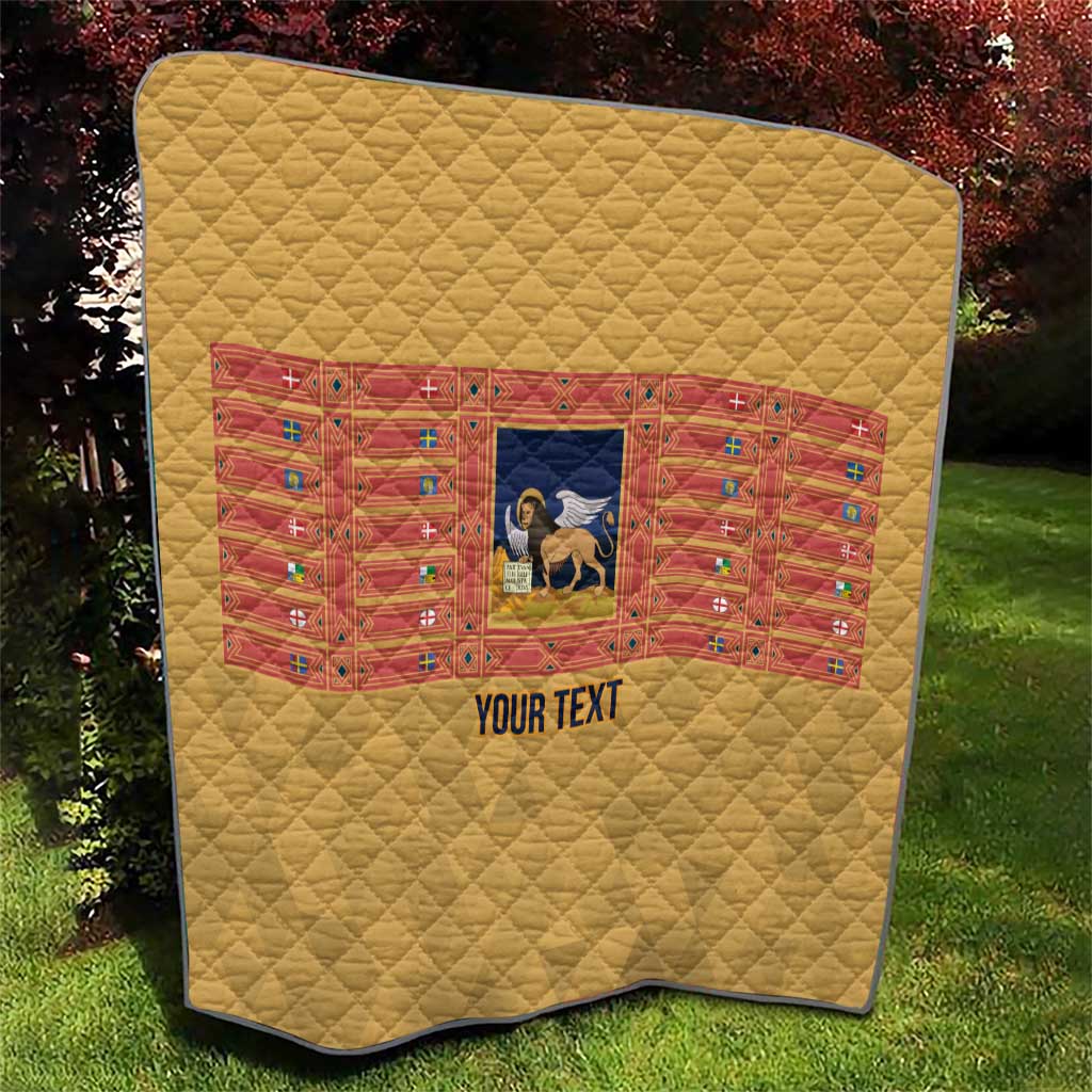 Personalized Italy Veneto Quilt Inspiration Flags Style