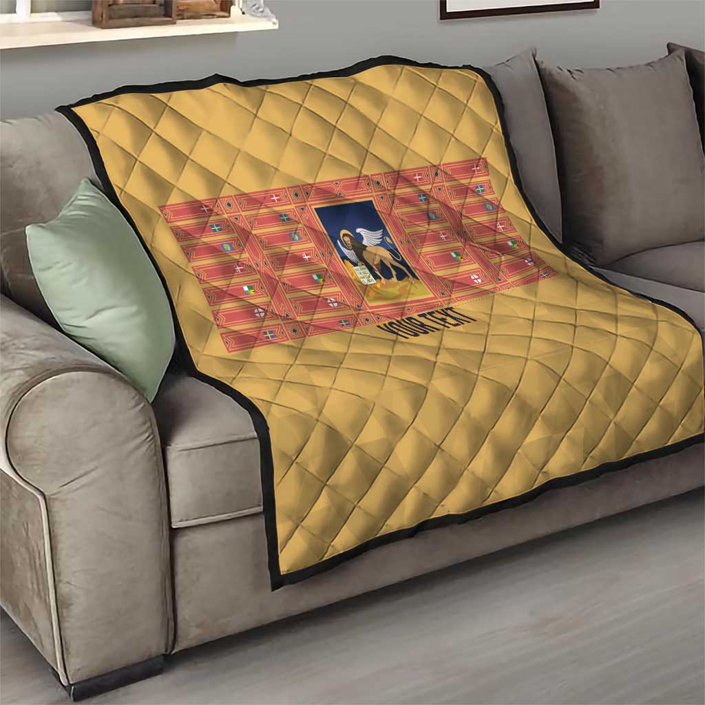 Personalized Italy Veneto Quilt Inspiration Flags Style