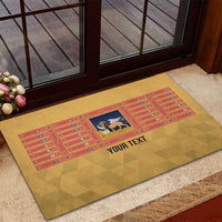 Personalized Italy Veneto Rubber Doormat Inspiration Flags Style