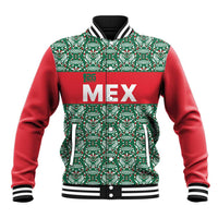 Mexico WC26 Custom Baseball Jacket Minimalist Aztec Eagle El Tricolor