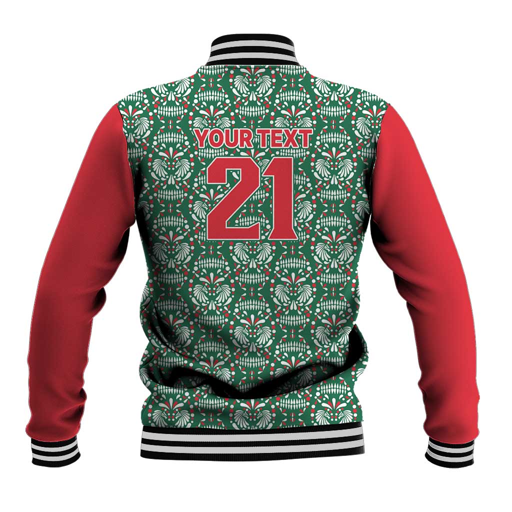 Mexico WC26 Custom Baseball Jacket Minimalist Aztec Eagle El Tricolor
