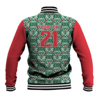 Mexico WC26 Custom Baseball Jacket Minimalist Aztec Eagle El Tricolor