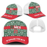 Mexico WC26 Custom Baseball Net Cap Minimalist Aztec Eagle El Tricolor