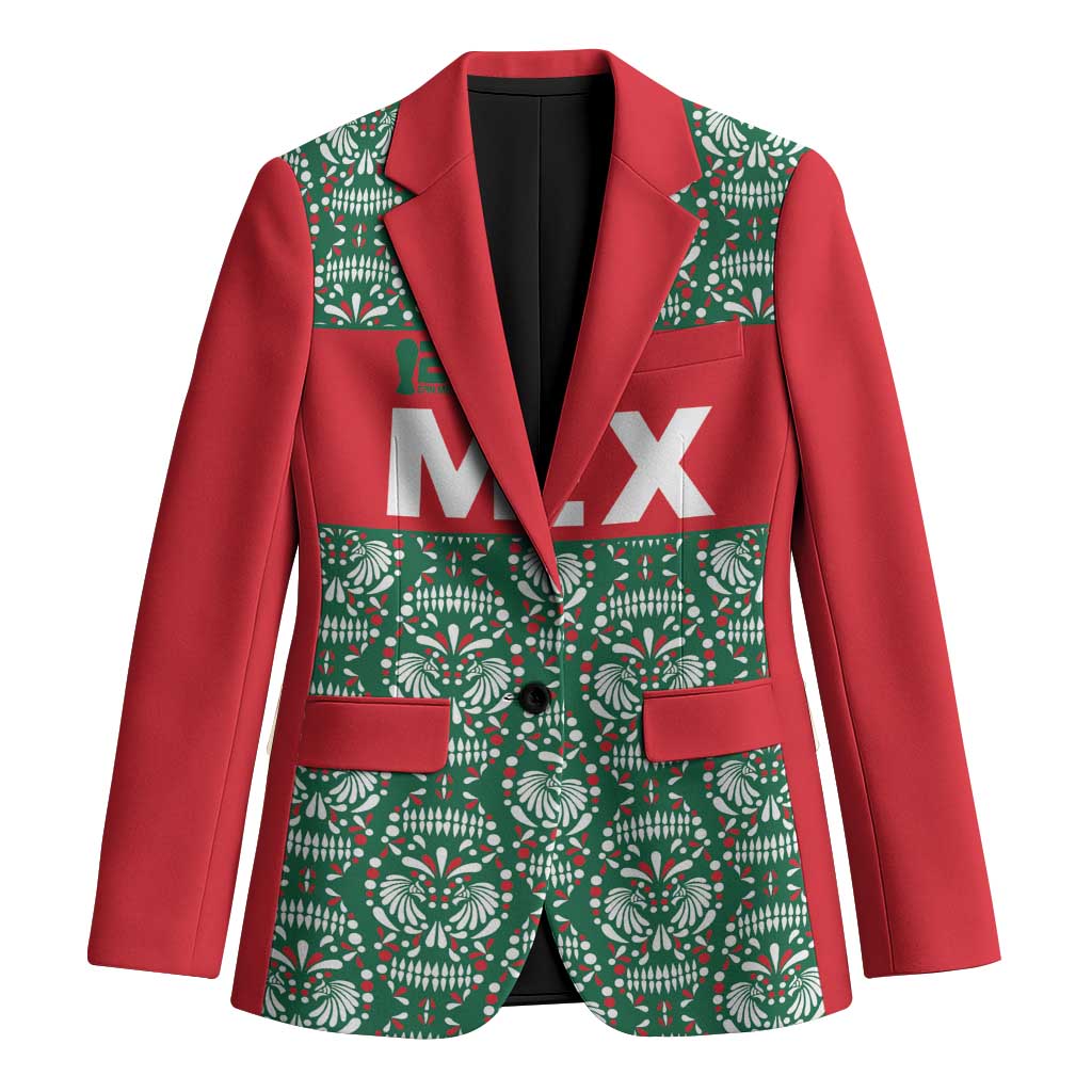 Mexico WC26 Custom Blazer Minimalist Aztec Eagle El Tricolor