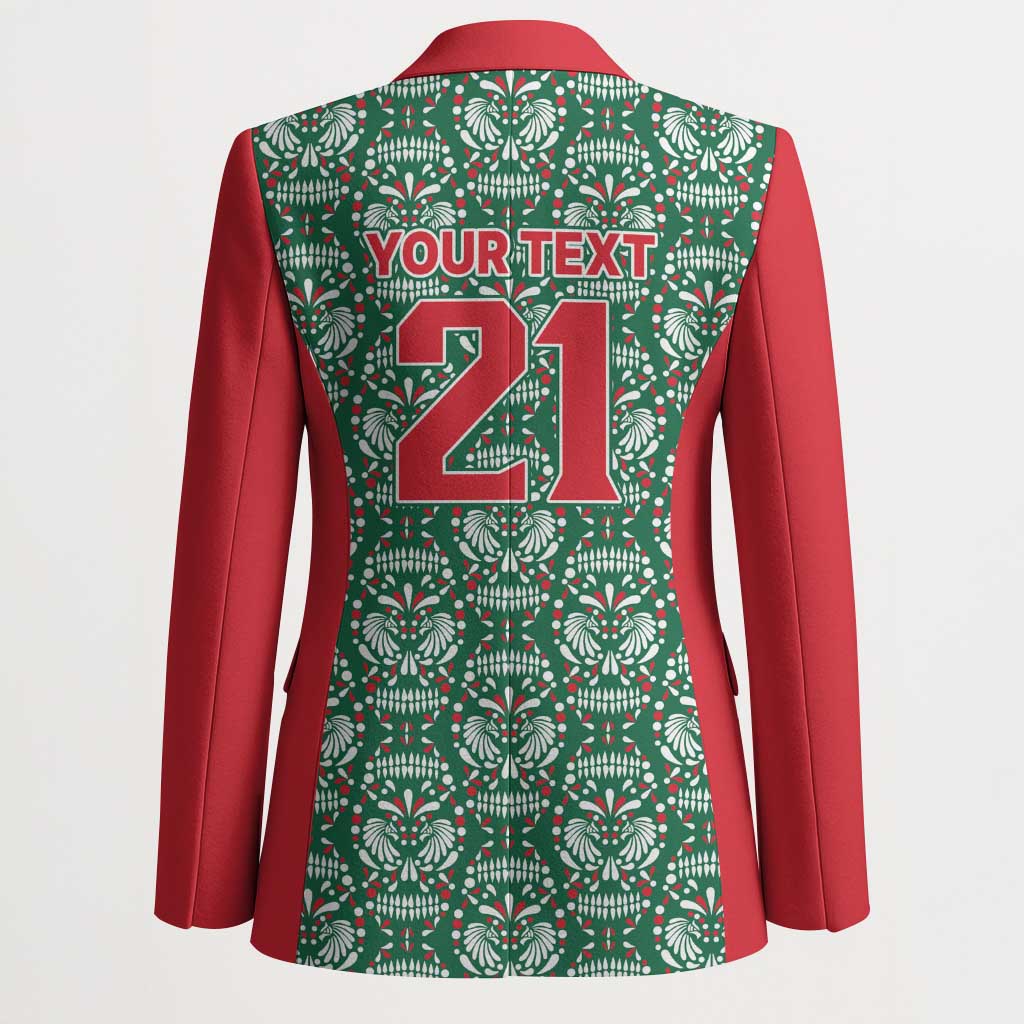 Mexico WC26 Custom Blazer Minimalist Aztec Eagle El Tricolor
