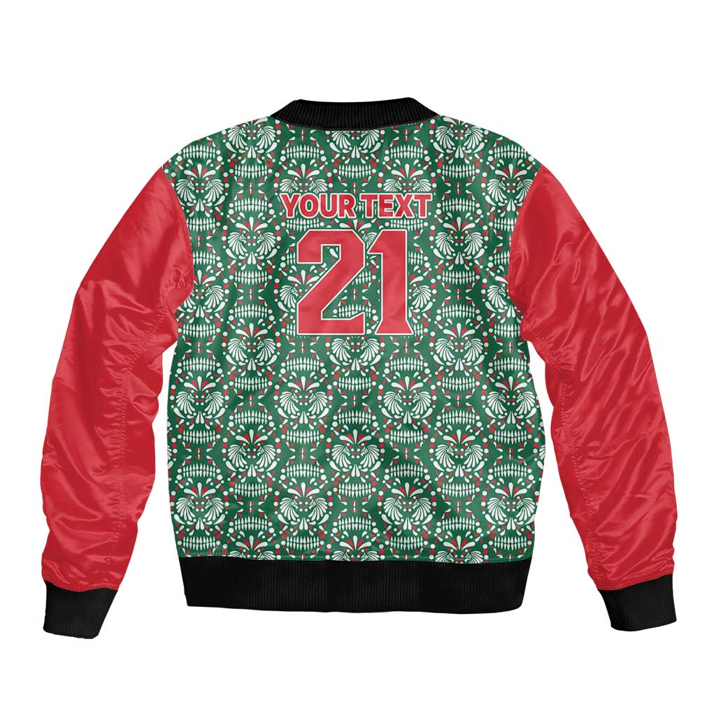 Mexico WC26 Custom Bomber Jacket Minimalist Aztec Eagle El Tricolor
