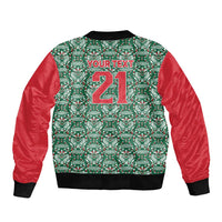 Mexico WC26 Custom Bomber Jacket Minimalist Aztec Eagle El Tricolor