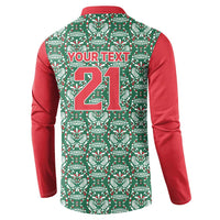 Mexico WC26 Custom Button Sweatshirt Minimalist Aztec Eagle El Tricolor